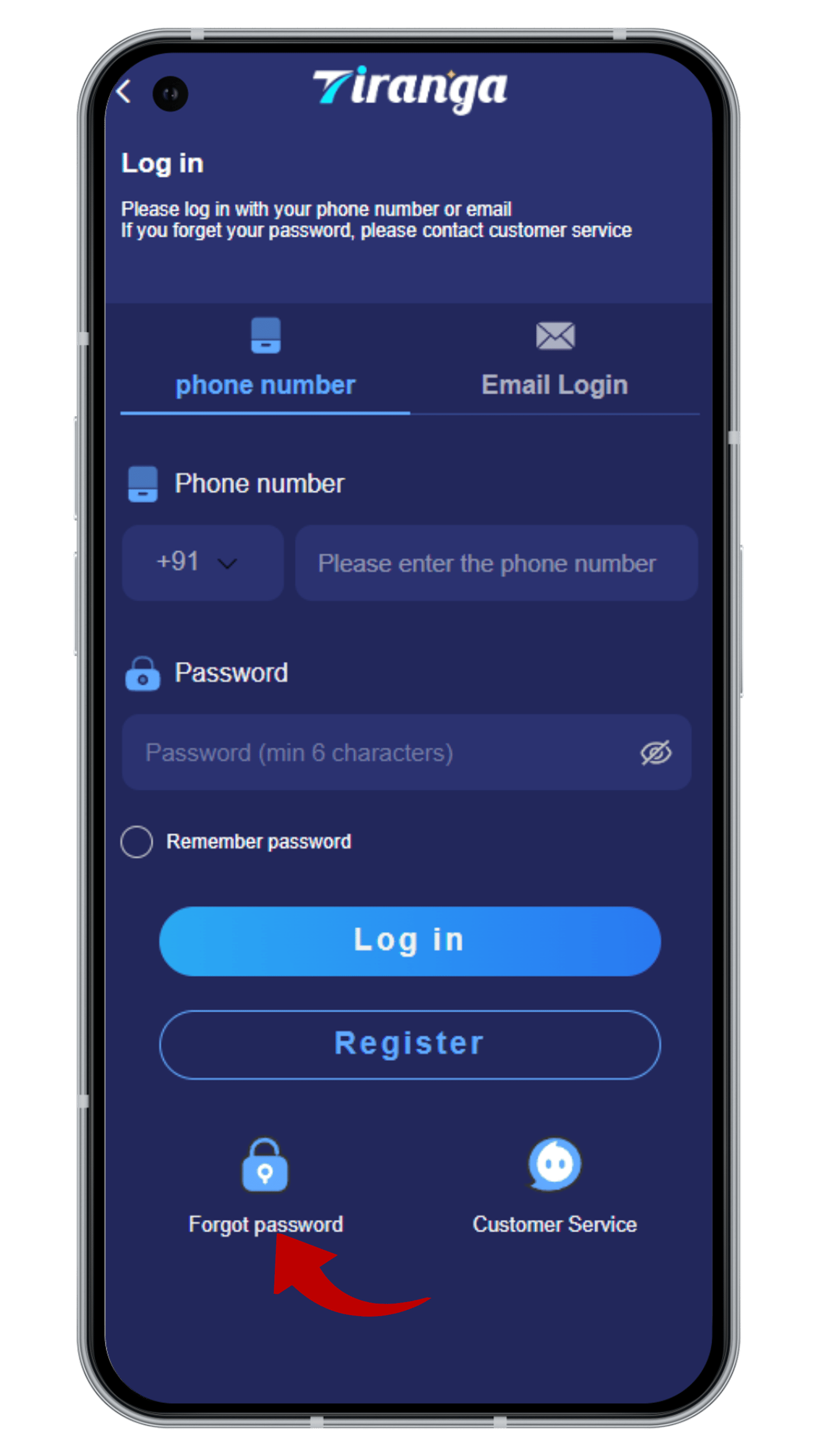 Password Recovery Option Assists